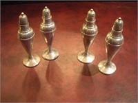 Silver Plate Salt & Pepper Shakers