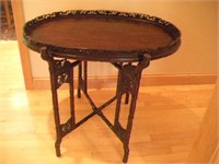 Rosewood Oriental Serving Table 32x22x28 Inches