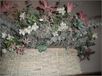 Wicker Basket Floral Arrangement