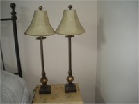 2 Table Lamps 34 Inches Tall