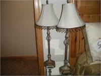 2 Table Lamps 32 Inches Tall