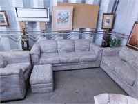 Southwestern Couch, Love Seat & Chair & Ottoman