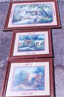 3 Beautiful Signed "Lee K. Parkinson" Paintings