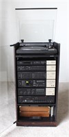 Complete Pioneer Audio Stereo Tower w/ Case