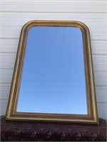 Louis Philippe Style Gold Mirror