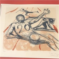 "Sports" Salvador Dali Signed Numbered Lithograph