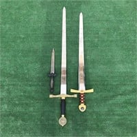 3 Replica Swords