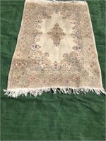 Beige and Floral Persian Rug