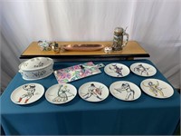 Collection Fornasetti Plates, Lilly Pullitzer, Ger