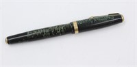 40's Parker Green Striped Vacumatic Fountain Pen