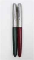 (2) Vintage Parker Fountain Pens