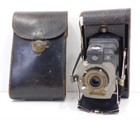 Vintage Kodak 1A Folding Pocket Camera w/ Leather