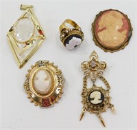 Vintage Cameo Jewelry