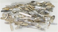 Assorted Silverplated & Stainless Cutlery