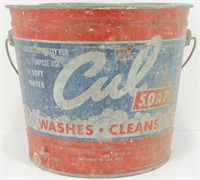 * Vintage Cul Galvanized Cleaning Bucket