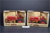 (2) 1/16 Farmall Cub Tractors