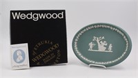 Teal Wedgwood Jasperware Tray