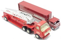Vintage Tonka Ladder Fire Truck and Metal Winross