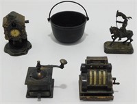 Vintage Miniature Metalware Pieces
