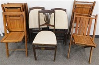 ** Lot of Vintage Folding Chairs