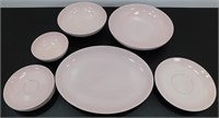 * Iroquois Pink Russell Wright Serving Pieces