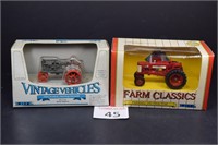1/43 IH 350 & 1/43 Farmall Toy Tractors