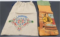 Pair of Antique Laundry Bags
