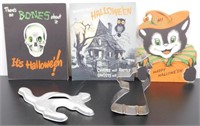 Halloween Cards, Cat and Witch Cookie Cutters