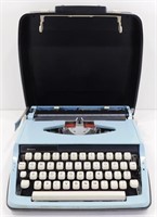 * Vintage Typewriter - Sears Turquoise in Case
