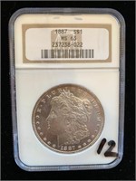 Silver Morgan Dollar MS-63. 1887