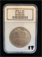 Silver Morgan Dollar MS-63. 1898 O