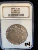 Silver Morgan Dollar MS-63  1888 O