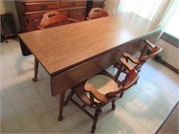 drop leaf kitchen table w/chairs