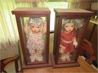 2 vintage terri lee dolls w/ cases
