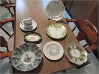 all porcelain dishes & baby plate