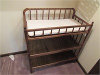 baby changing table & bed