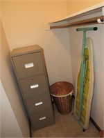 file cabinet,basket & iron board