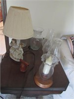 lamp & misc items