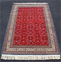 Vintage Woven Area Rug Size 92" x 58"