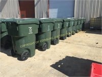 (9) 95 GAL CURBSIDE TOTER CARTS
