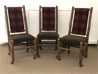 3 Old Hickory Contemporary Kitchen Chairs