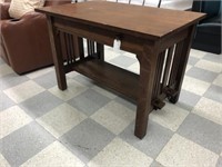 Mission Oak Single Drawer Library Table