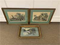 Three Framed Prints