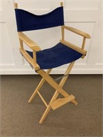 Blue Canvas Director's Chair