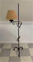 Black Iron Adjustable Floor Lamp