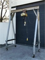 Portable Gantry Crane - 3 ton Yale Hoist
