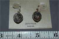Silver Plated Peacock Jewelry Set