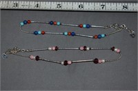 Sterling Necklace & 2 Bracelets