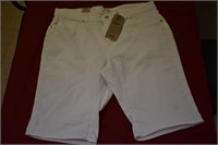 White Denim Shorts Levis New W/ Tags