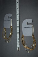 2 Sets of 3 Bracelets, 1 Multistrand Necklace